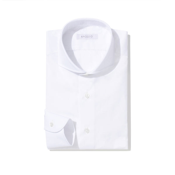 3Functionsブロードシャツ（ホリゾンタル）白