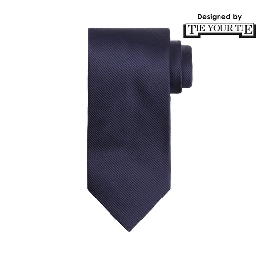 11月コレクション TIE YOUR TIE監修 ハンドメイドネクタイ col.ネイビー