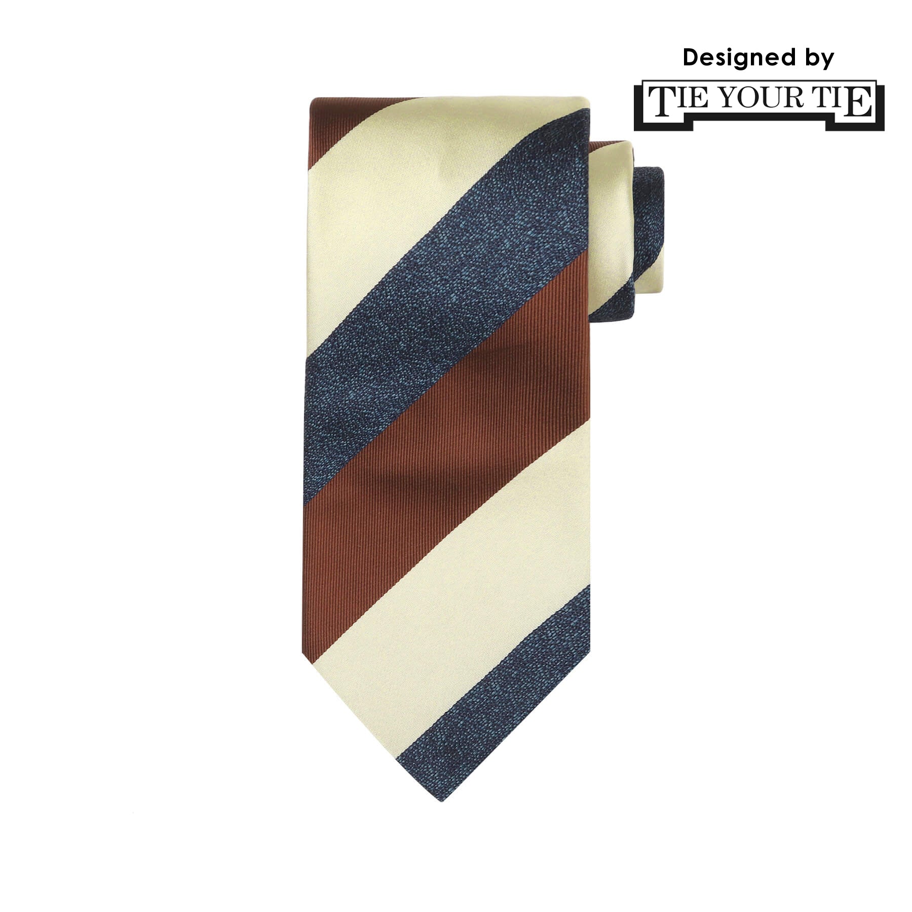 tie your tie ネクタイ オレンジxグレー TIE YOUR TIE（タイ・ユア・タイ）監修ハンドメイドネクタイ