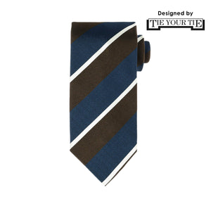 TIE YOUR TIE監修<br>ハンドメイドネクタイ<br>カラー：ブラウン