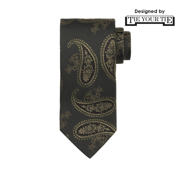 12月コレクションTIE YOUR TIE監修 ハンドメイドネクタイ col.グリーン